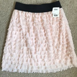 Light pink form fitting skirt